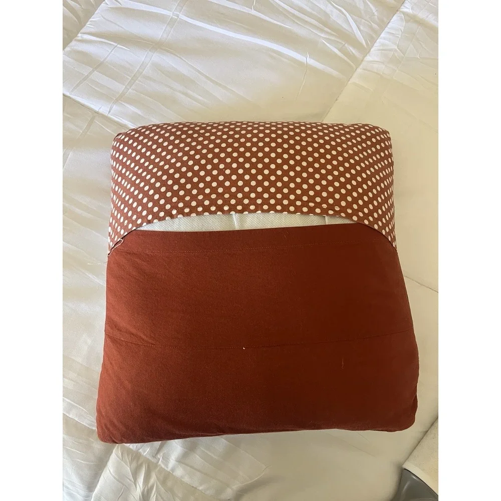 University of Texas Throw Pillow Handmade Quilted Longhorns Dorm Man Cave 12x12